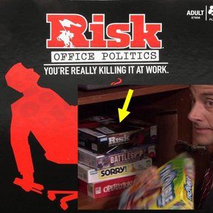 Hasbro RISK Office Politics Board Game (Parody, Party Game, BNG, Factory Sealed)